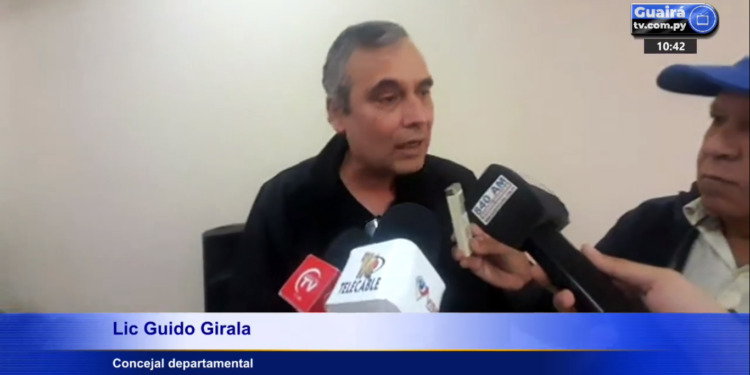 Guido Girala lamenta que informe de Auditoria a la Gobernación aun no se haya presentado a la Junta Departamental.
