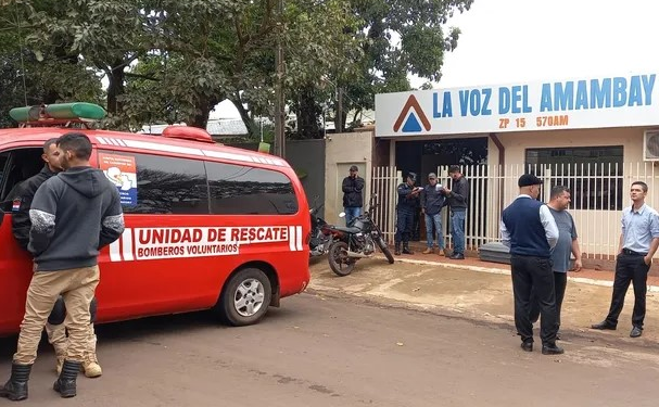 Confirman que radio Amambay no tenía custodia y policías “patrullaban a pie”.