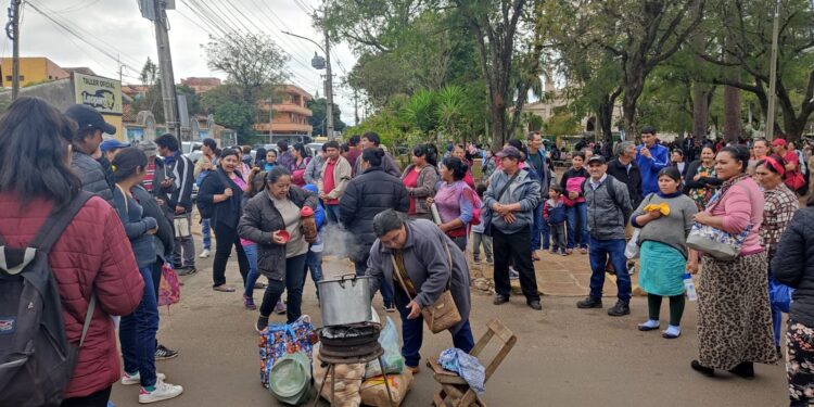 Agricultores exigen cumplimiento de promesa asumida por autoridades de entrega de Kits de Alimentos, además de asistencia técnica.