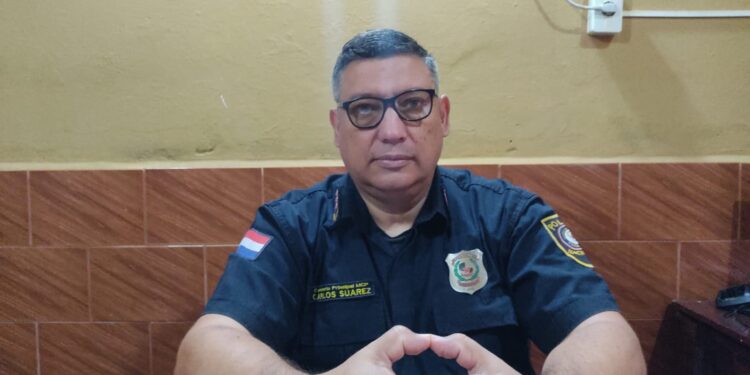 La Policía Nacional se prepara para la cobertura del encuentro deportivo de hoy.