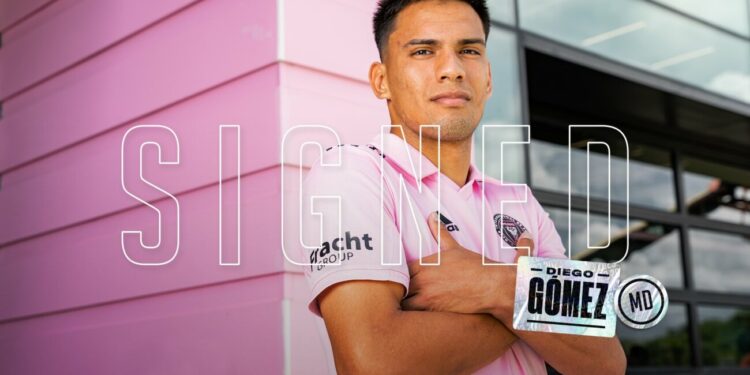 Diego Gómez, oficializado en el club de las superestrellas del Inter Miami.