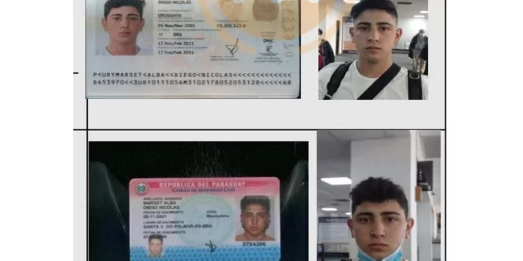 Hermano de Sebastián Marset se movía con tres cédulas falsas, una era paraguaya.