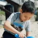 El pequeño con cáncer terminal cumplió su sueño de conocer el mar.