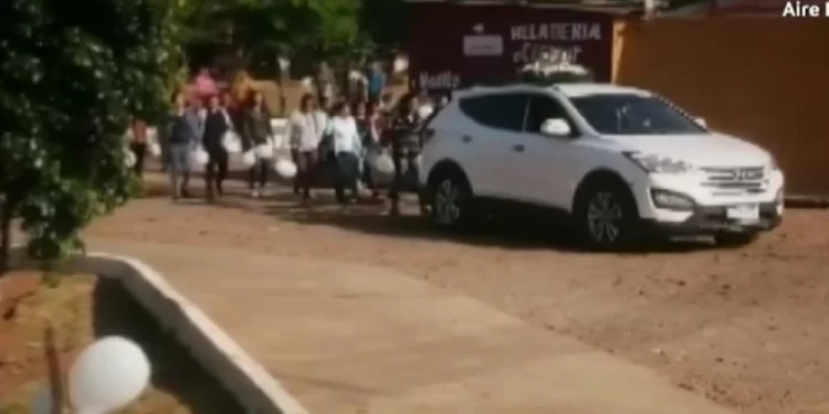 Familiares y amigos dieron el último adiós Katia Brítez.