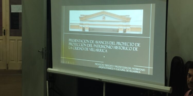 Presentan avances del proyecto de protección del Patrimonio Histórico de la ciudad de Villarrica.