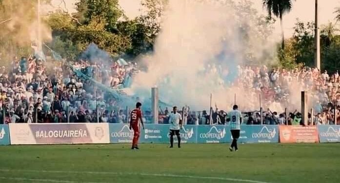Organizan recibimiento para Guaireña FC para el partido ante Cerro Porteño.