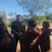 Municipio de Villarrica inauguró una construcción de empedrado.