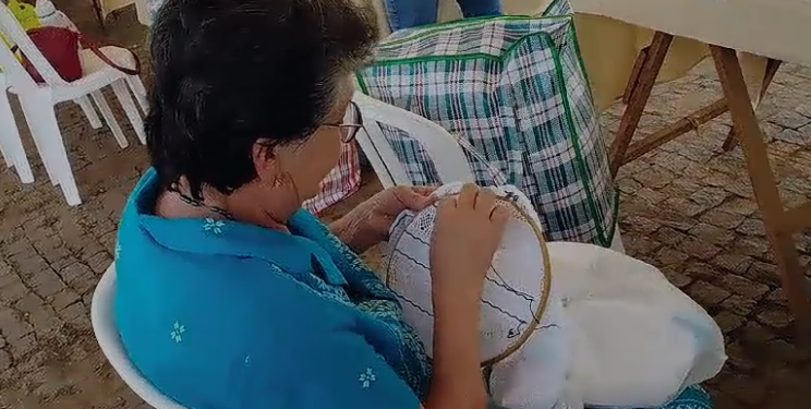 Tejedoras de Ao Po’i también presentes en la Expo Feria.