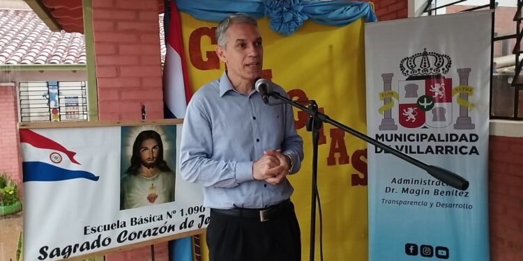 NUEVAS AULAS SERÁN CONSTRUÍDAS EN LA ESCUELA SAGRADO CORAZÓN DE JESÚS DE VILLARRICA