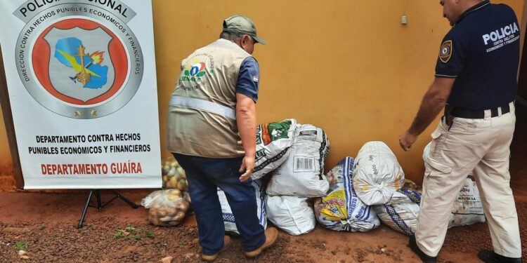 INCAUTAN PRODUCTOS DE CONTRABANDO EN SUPERMERCADOS DE VILLARRICA