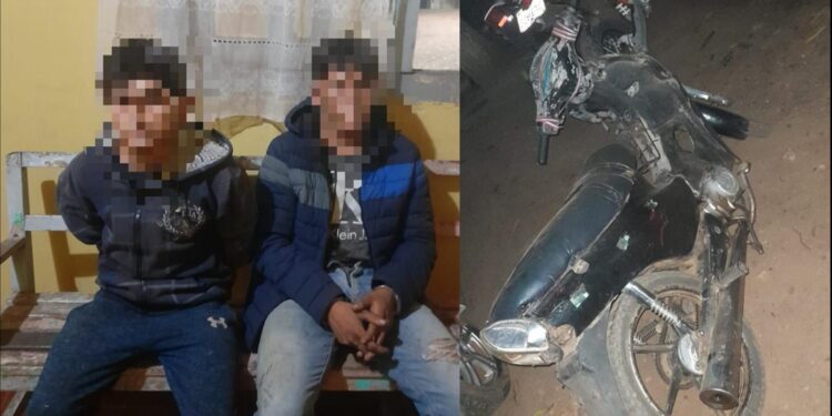 APREHENSION DE PERSONAS POR EL SUPUESTO HECHO DE ROBO AGRAVADO