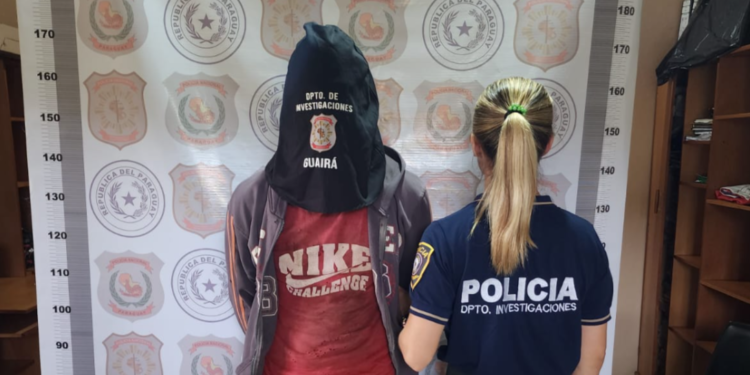 DETENCIÓN DE PERSONA TRAS LABOR INVESTIGATIVA