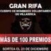 BOMBEROS NEGROS DE VILLARRICA ORGANIZAN GRAN RIFA CON MÁS DE 100 PREMIOS.
