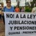 NO A LA LEY DE JUBILACIONES Y PENSIONES.