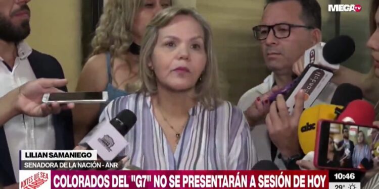 Bloque colorado «G7» no se presentará a la sesión extraordinaria de esta tarde