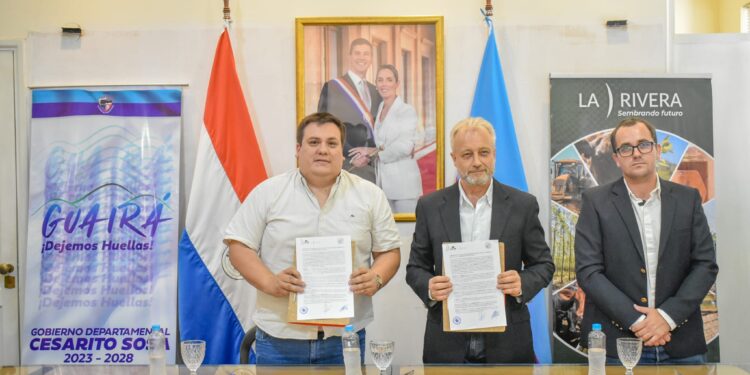 El Grupo Empresarial La Rivera, firmó un convenio con la Gobernación de Guairá