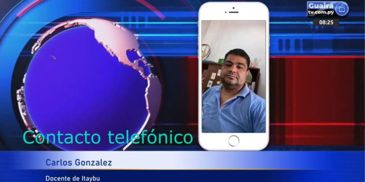 DOCENTES REALIZARON BRAZOS CAIDOS EN ITAYBU