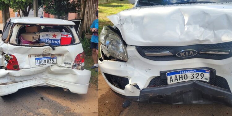 CHOQUE DE VEHÍCULOS EN YBAROTY