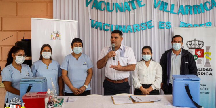 INICIA CAMPAÑA VACUNATE VILLARRICA