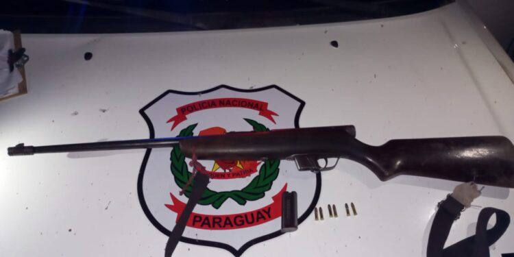 INCAUTACIÓN DE UN ARMA DE FUEGO, POR TRANSGRESIÓN DE LA LEY 4036/10, DE ARMAS DE FUEGO, COMPONENTES Y MUNICIONES, SIN DOCUMENTACIONES