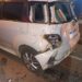 Choque de una motocicleta contra un automóvil en Iturbe