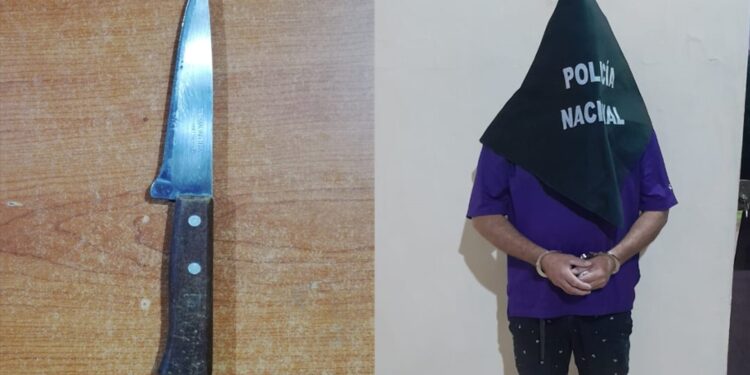 APREHENSIÓN DE PERSONA POR VIOLENCIA INTRAFAMILIAR Y RESISTENCIA AL PERSONAL POLICIAL