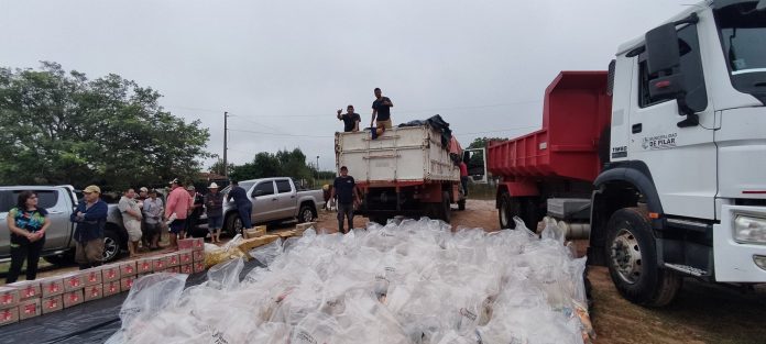 Vicepresidente destaca trabajo coordinado y asistencia inmediata a afectados por inundaciones en Ñeembucú