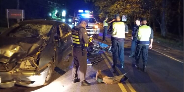ACCIDENTE  FATAL EN LA RUTA 8