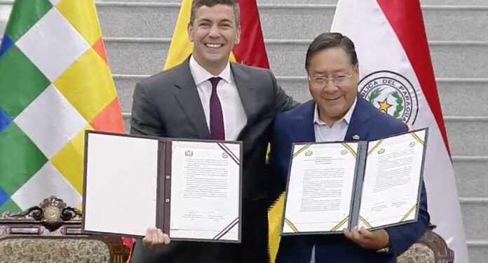 Presidentes de Paraguay y Bolivia acordaron fortalecer inversión en infraestructura física y logística