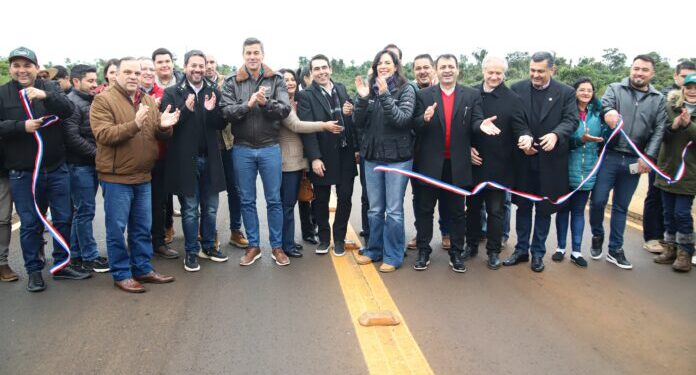 Quedó oficialmente inaugurado puente interdepartamental sobre el río Yguazú