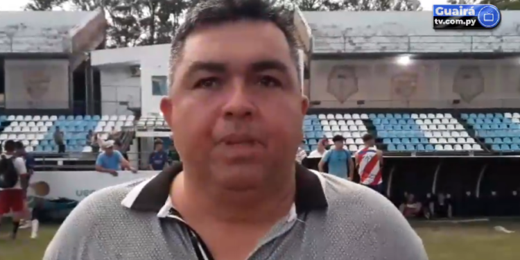 Presidente de 14 de mayo habló antes del partido ante olimpia