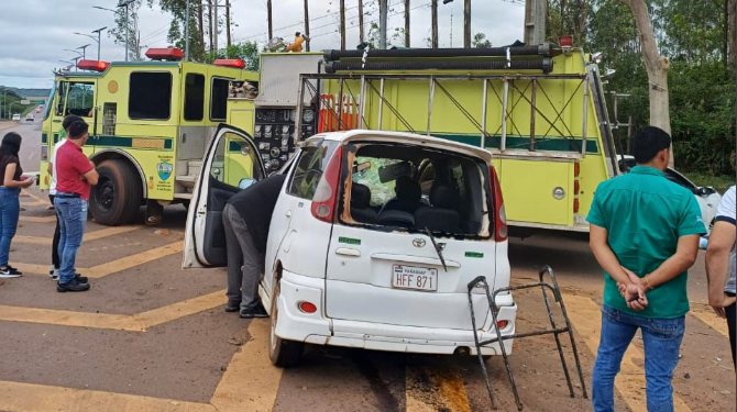 Violento accidente en Tebicuary