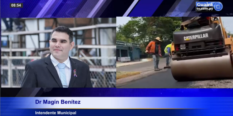Intendente Magín Benítez informó sobre prosecución de obras