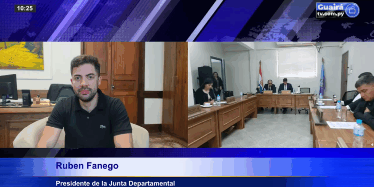 Junta Departamental de Guairá busca forma de cooperar en el tema de la contaminación de Paso Yobai