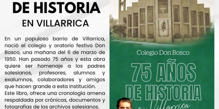 Está en venta el libro » Colegio Don Bosco 75 años de Historia en Villarrica»