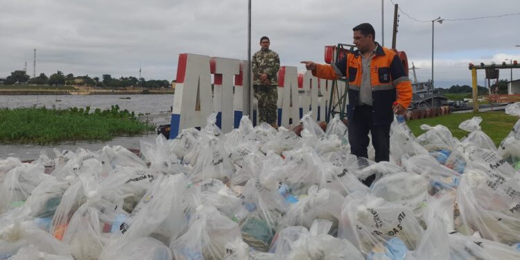 SEN distribuyó más de 370.000 kilos de alimentos a damnificados en el Chaco y Concepción