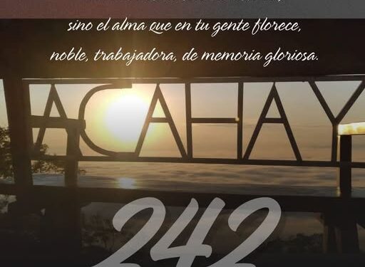 Acahay celebra sus 242 años