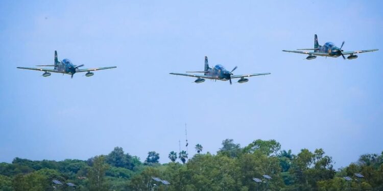 Este viernes llegan al Paraguay los primeros cuatro aviones SuperTucano adquiridos del Brasil