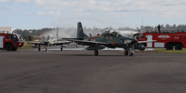 Llegaron los aviones Super Tucano: Paraguay da un salto en defensa aérea y seguridad