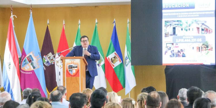 El Gobernador César Luis Sosa realizó su rendición de gestión este lunes