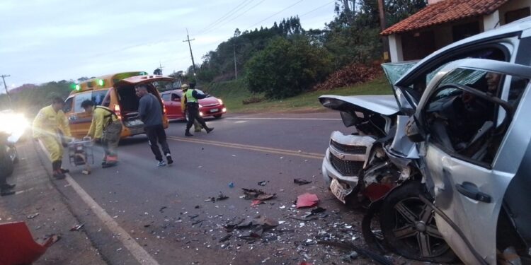 Accidente de tránsito, y robo de vehículo informó la policía de Guairá