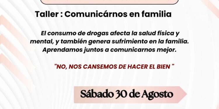 Invitan a taller de comunicación en familia