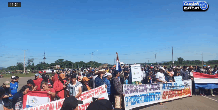 Productores cierran ruta en Ybytymí