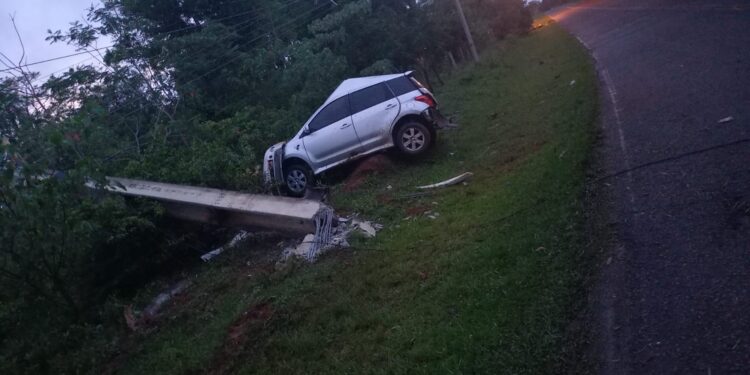 Un accidente y varios detenidos informó la policía de Guairá