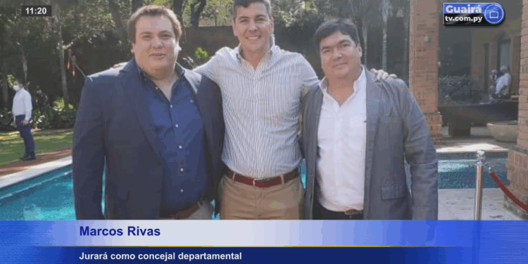 Marcos Rivas jurará como concejal departamental la próxima semana