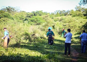 Minga Ambiental en el Lago Canindeyú