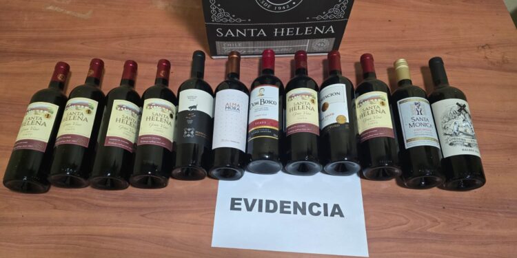 Hurto de vinos y viviendas allanadas en Guairá