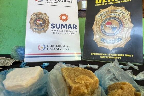 “Operación Vapor Cué”: desmantelan focos de distribución barrial de drogas en zonas de Cordillera