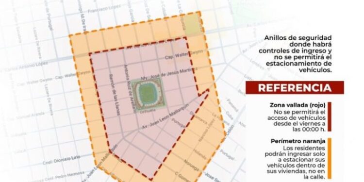 Activan operativo de ordenamiento del tránsito para la final de la Copa Sudamericana