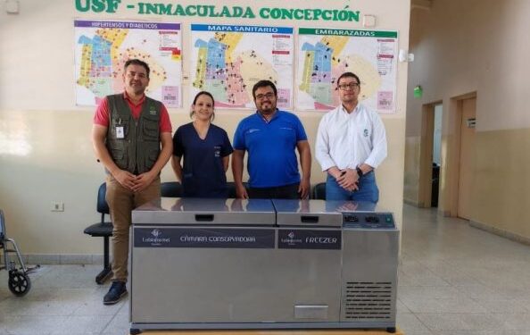 USF de Central refuerzan cadena de frío para vacunas con nuevos refrigeradores